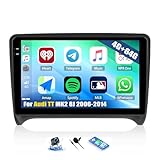 Car Radio Stereo for Audi TT MK2 8J 2006-2014, 4+64G Android 15 9