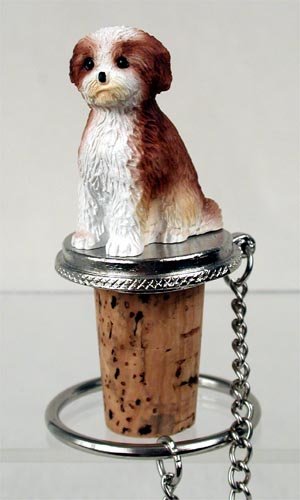 Conversation Concepts-Shih Tzu Sport Cut Tan Bottle Stopper