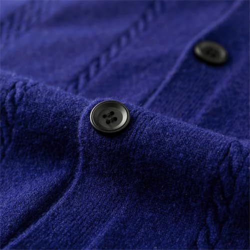 Men Wool Knit Vest Buttons Business Casual Basic Sweater Sleeveless V Neck Cardigan4