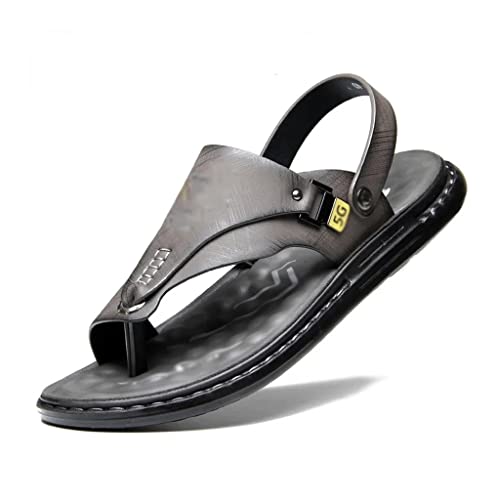 Beach Holiday Men Sandals Cushion Sandals Male Casual Sport Sandalias Outdoor Retro Light Sandals Men(44)