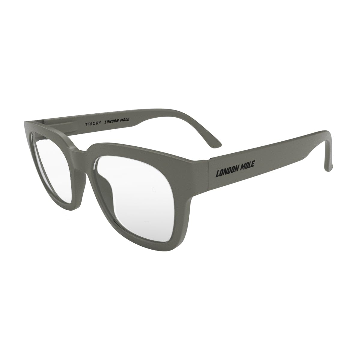 LONDON MOLE® Tricky reading glasses, Matt Grey, 140 millimeters - Image 3