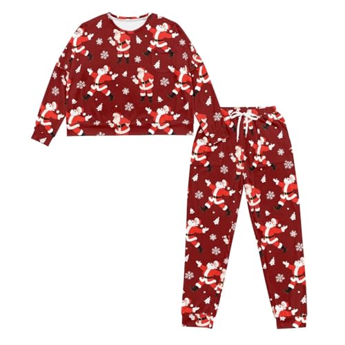 Image of Womens Lounge Set Long Sleeve Soft Pajama Sets