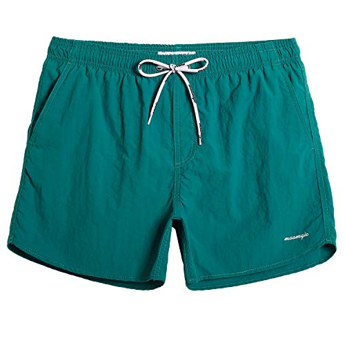 Image of MaaMgic Mens Slim Fit Quick Dry Short Swim Trunks with Mesh Lining
