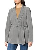 Doublure Naf Naf Femme Eunica V1 Blazer, Gris Anthracite, 44 EU