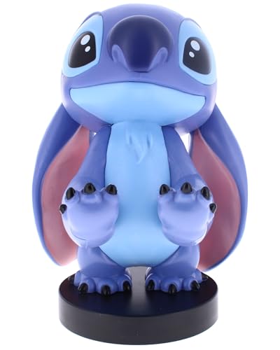 Cableguys Stitch Support Manette et Porte Telephone - Gaming Accessoire et Figurine pour Bureau et Gamer Setup, Compatible avec Xbox, PlayStation et la Plupart des Manettes