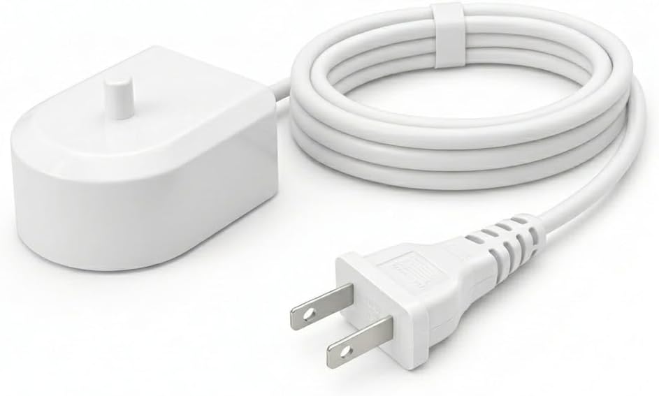 Superer Charger Base Fit for Philips Sonicare Electric Toothbrush – for HX6100 HX6000 HX3000 HX8000 HX9000 HX4100 HX6511 Series, IP67 Waterproof Inductive Charging Replacement, Travel Adapter