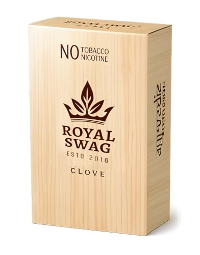 Image of ROYAL SWAG Clove Flavour Wellness Sticks 10 Sticks Each Pack of 1 Boxes Ayurvedic Herbal Blend Wellness Sticks