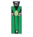 Produktbild Adult Braces 96 x 2.5cm - GREEN Fancy Dress Accessory