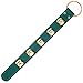 Bevin Bells Leather Sleigh Bell Strap | Five (1 Â½â€) Bells | Green/Brass | Door Hanger | Made of Steel | Sleigh Bells on Leather Strap | Sturdy Hanging Loop | Made in CT, USA