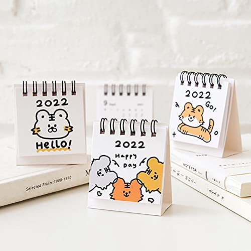 Wilitto 2022 Desktop Kalender, Maandelijkse Kalender Staand Flip Dagelijkse Kalender Planner Organizer Planner Voor… - Image 5