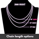 Cheria 925 Sterling Silver Chain for Mens, 3mm Silver Rope Mens Chain Necklace, Men Jewellery Gift for Man 20 Inch - Image 6
