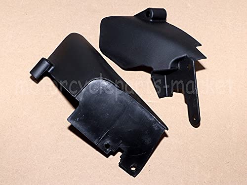 Accessories Motorcycle Black Abs Plastic Air Deflector Saddle Shield Heat Deflector For Harley Dyna 2006-Later Mid Frame Heat Deflectors #TOP3