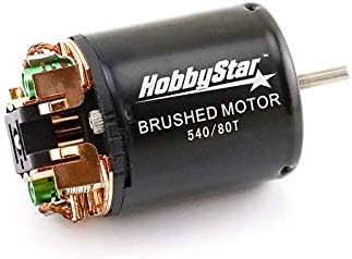 HobbyStar540 Brushed Crawler Motor, 80T, 1/10 RC Truck