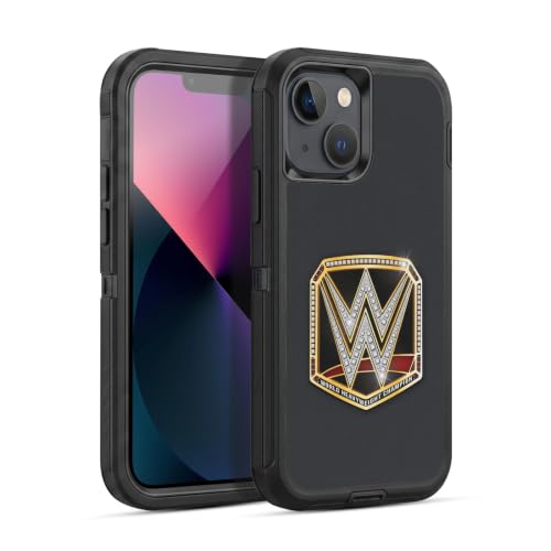 Head Case Designs Officially Licensed WWE World Heavyweight Champion Title Belts Ultra-Armoured Shockproof Case [Military Grade Protection] Compatible with Apple iPhone 13