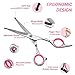 LIGICKY Baby Hair Cutting Scissors Set Professional Safety Round Tip Stainless Steel Hair thinning Shears Bang Hair Scissor for Kids/Salon/Home