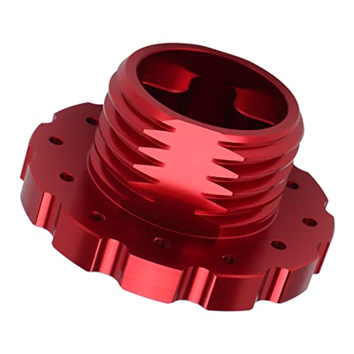 Hamwesh Adaptateur de Volant en Aluminium, 6 PCD, usiné CNC (rouge) – vue 2