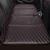 Car Mattress Back Seat Bed for Toyota Fortuner 2015-2023 Foldable No Inflation Required Thickened Universal Car Camping Mattress Portable Travel All Seasons,Black red line