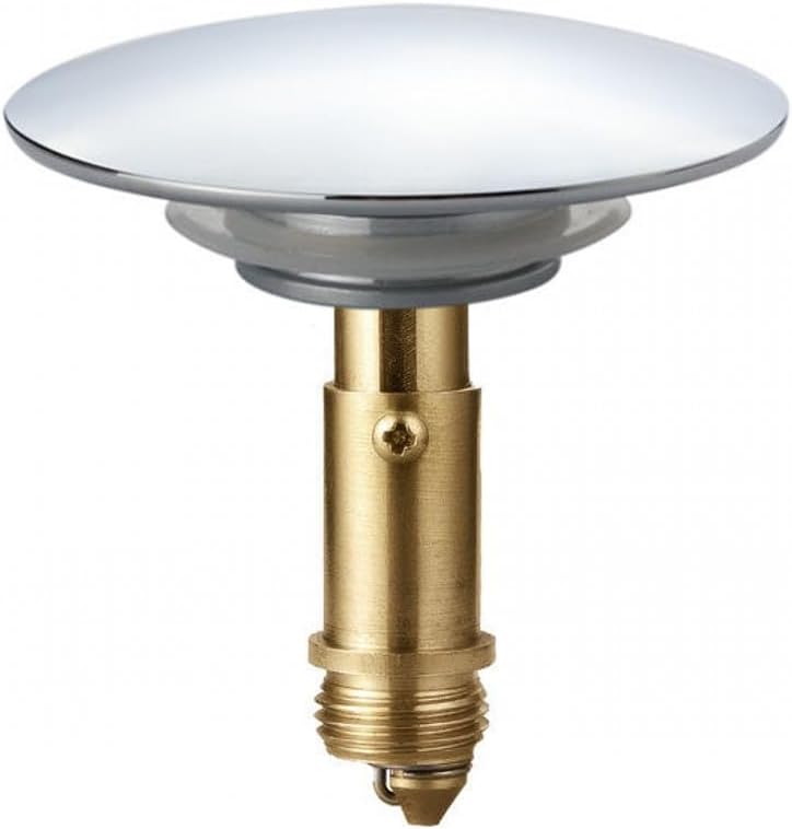 Pop Up Bath Plug, Universal Sink Plug 66mm Push Stopper with 28mm Bouncing Core Metal Sink Plug for Bath Bathroom Kitchen Sewers Sink