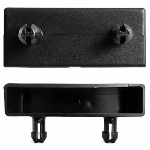 SCM Créations 1 Supports de Latte 60 mm clipsable Noir pour lit sommier