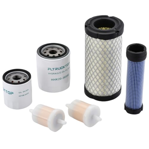 Kit de filtres Kubota BX24D BX25 ZD18 F pour maintenance de micro-tracteur et tondeuse pro