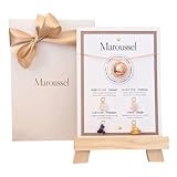 Bola grossesse pierre naturelle lithothérapie - or, argent, or rose - pierre de lune, quartz rose, améthyste, citrine - collier bola grossesse chaine doré 110 cm - Idée cadeau femme enceinte (Or rose)