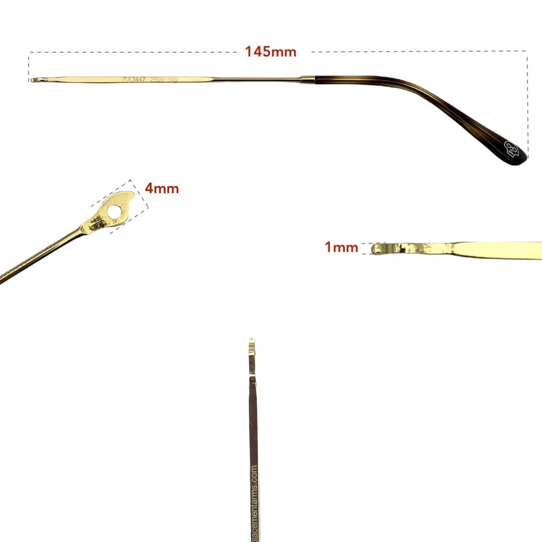 Replacement Varillas-Patillas RB3447 Compatibles (NO ORIGINAL)