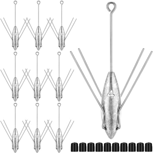 Sputnik Sinker Fishing Weights Surfing Spider Sinkers, 4oz, 10pcs