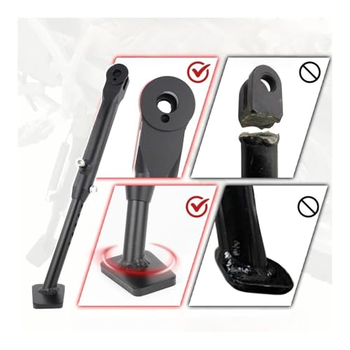 Béquille latérale réglable CRF230L en aluminium de haute précision pour un stationnement stable