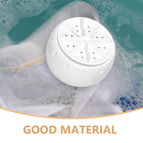 Portable Mini Turbine Washing Machine with Ultrasonic Cleaning, USB Powered Tabletop Washer for Rv, Camping, Travel and Home Use