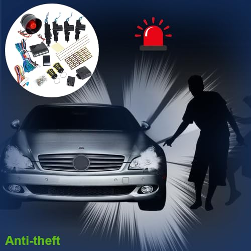 Unifizz Car Remote Central Locking Kit Keyless Car Door Anti-Theft Alarm System Kit Universal - Thumbnail 5