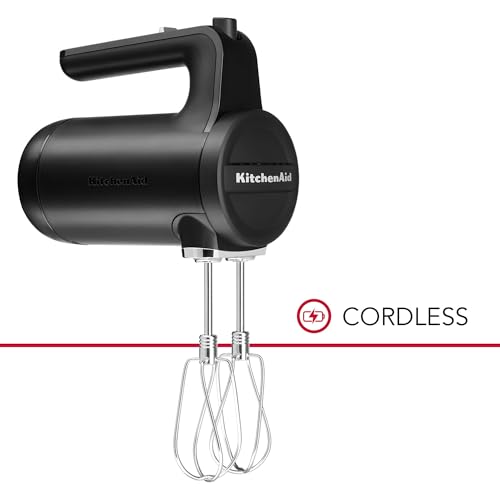 KitchenAid Cordless 7 Speed Hand Mixer - KHMB732BM