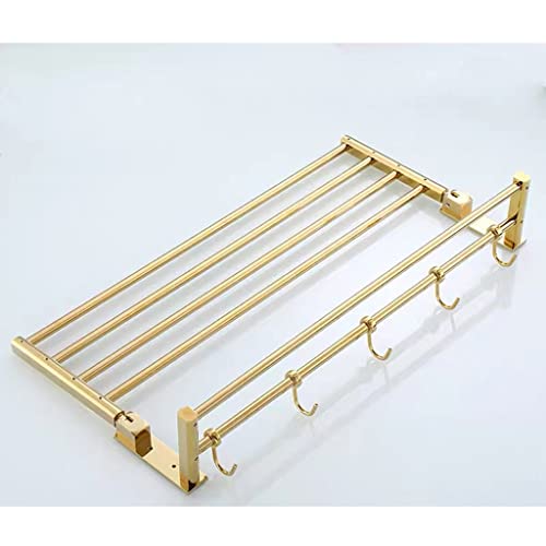 Étagère de rangement panier suspendu multifonctionnel or 90cm - 4