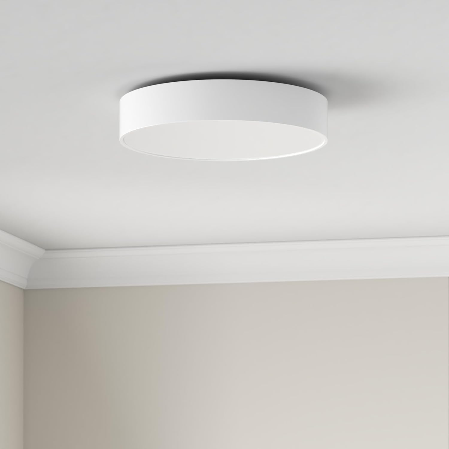Philips Hue White Ambiance, Plafonnier Devere Medium +Télécommande, Blanc