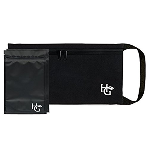 Herb Guard Premium Smell Proof Bag (11x6 inches, Holds 2 Ounces) - Comes