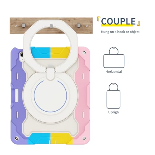 Funda para iPad Air 13 de niños抗震 carcasa robusta con asa 6
