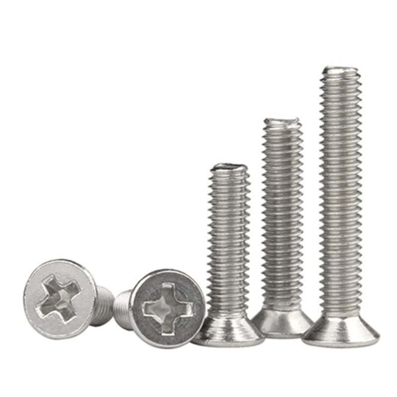 Image of Rely⇒VP INDUSTRIES (Pcs-25) 3 /16 inchinchx3 /8 inch inch CSK Phillips Head Screw Stainless Steel 304 | Countersunk Head Screws,Fully Thread,Machine Thread
