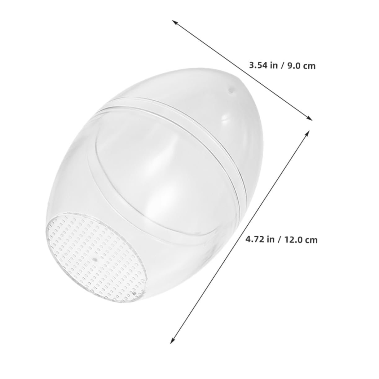 Artibetter 5 Pezzi di Palline di Plastica Trasparenti Riempibili per Uova di Pasqua per Decorare Ornamenti, Durevoli E Riutilizzabili per Bomboniere Pasquali E Decorazioni per La Casa