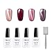 Produktbild Elite99 Katzenaugen LED Gellack Set Cat Eye Gel Polish Glitzer UV LED Nägel Set UV Nagellack Set Gel Polish Set Gel Nail Design 10ML 4Stk 007