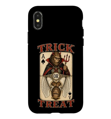 Bigfoot �C�G�e�B �g���b�N�I�A�g���[�g �f�r���G���W�F�� �g�����v�v���[���[ �X�}�z�P�[�X iPhone X/XS �p