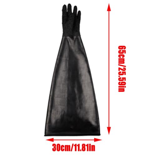 Caoutchouc de cabine à jet de sable noir rayures 65 x 30 cm - 8