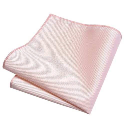 Image of GUSLESON 3.15 inch(8cm) Solid Color Necktie and Pocket Square Cufflinks Sets For Men + Gift Box