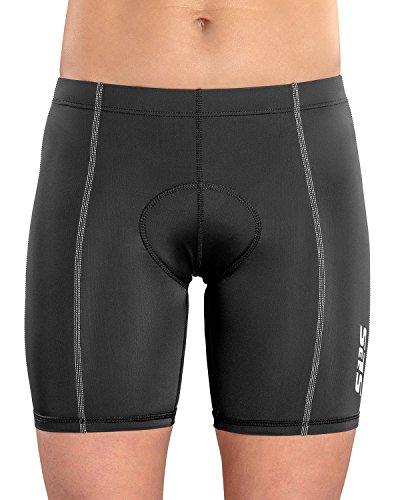 SLS3 Tri Shorts Women - Triathlon Shorts for Women | Womens Triathlon Short FRT Tri Short | Slim Athletic Fit Black