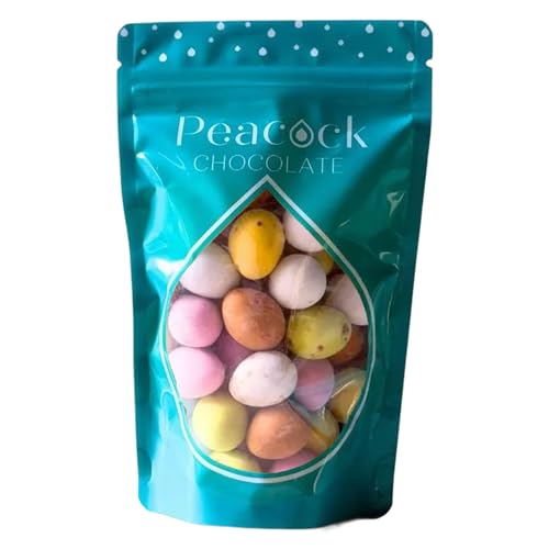 Bolsa de golosinas de mini huevos de chocolate Peacock Supplies