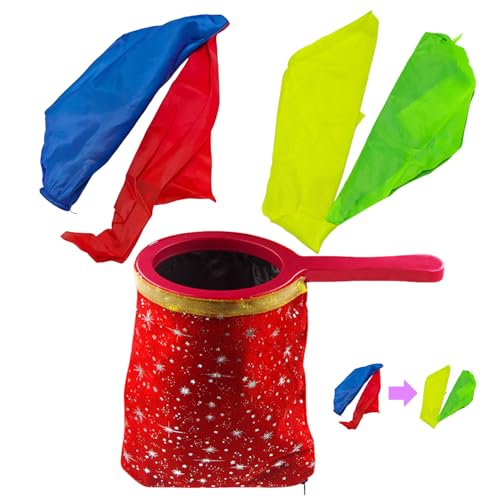 OAOSDH 2 Bufandas Y 1 Bolsa, Accesorios Mágicos, Suministros De