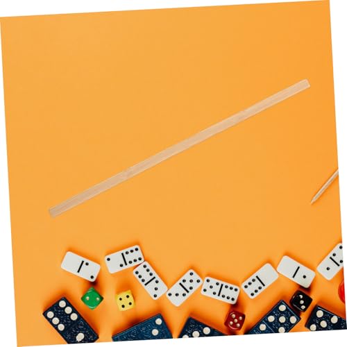 Bestonzon 4 soportes de fichas de mahjong compactos de madera miniatura 4