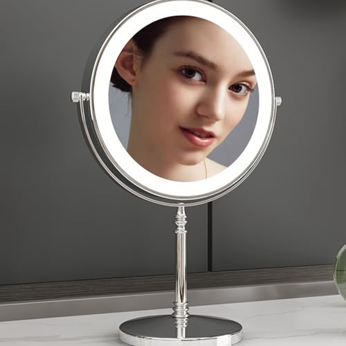 Espejo Maquillaje de Mesa 9" con Luz LED Recargable miniatura 7