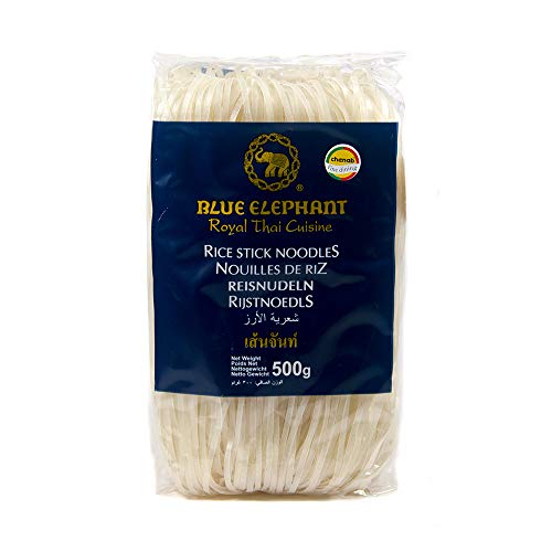 Blue Elephant Thai Pad Rice Noodles | No Artificial Color, Preservative Free | 500g (B00MIJXBOI) Amazon Price History, Amazon Price Tracker