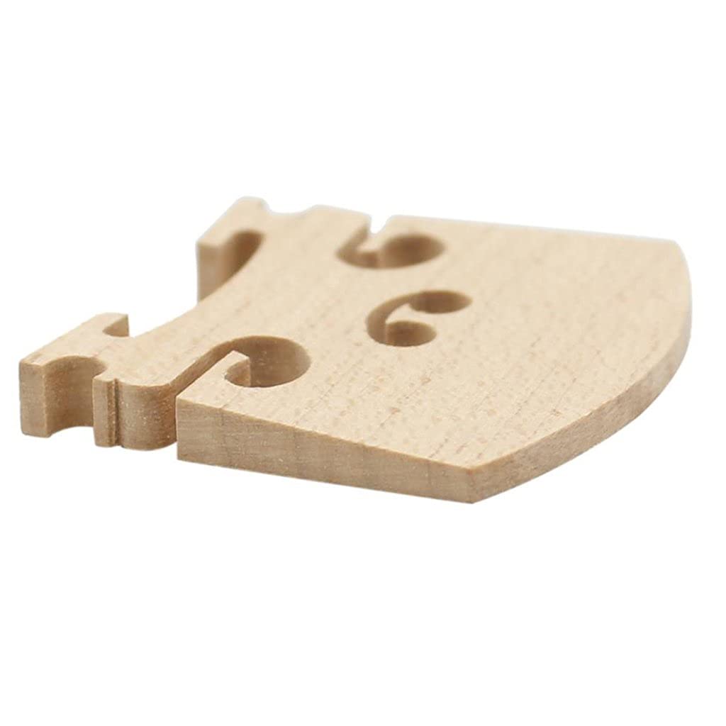 Salablez® 5pcs Maple Wood Violin Bridge for 4/4 Full Size Violin Replacement Durable - Image 2 thumbnail