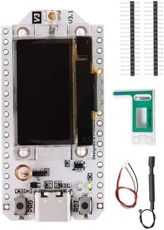 LoRa ESP32 Meshtastic Development Board with 868MHz LoRa V3 LoRa ESP32 OLED Display Board LoRa Antenna LoRa Case Ensosure Cover Type C Dual-Core IOT Board 240MHz 1262 Chip 928MHz for