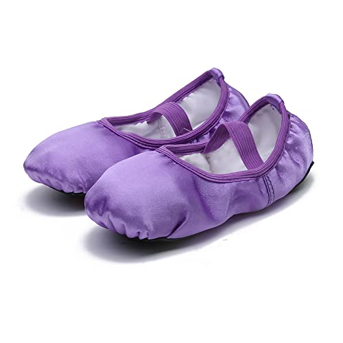 MSMAX Girls Ballet Shoes Toddler Costume Dancing Flats for Kids (Toddler/Little Kid/Big Kid)2